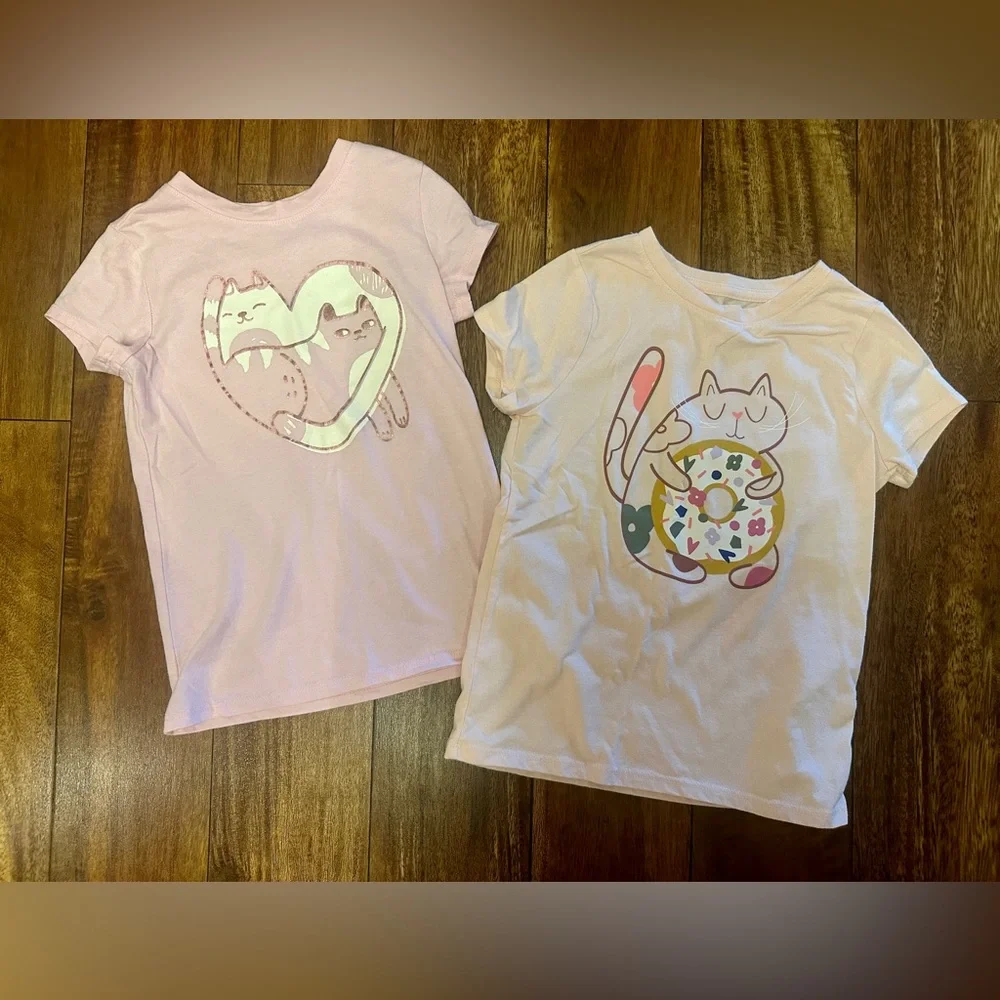 2 cat and Jack brand shirts. Size XS - Picture 1 of 5